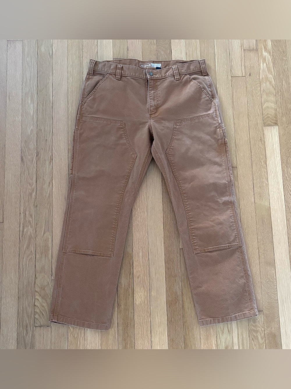 Carhartt Double Knee Pants Mens 36x30 Relaxed Straight Canvas Work Rugged 102808